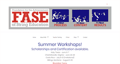 Desktop Screenshot of fase.org